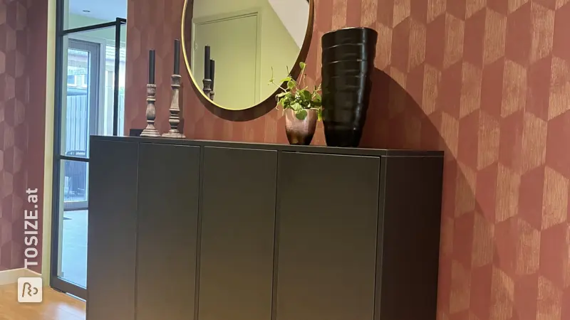 Stylish Shoe Storage Cabinet in the Hallway, by Ilona