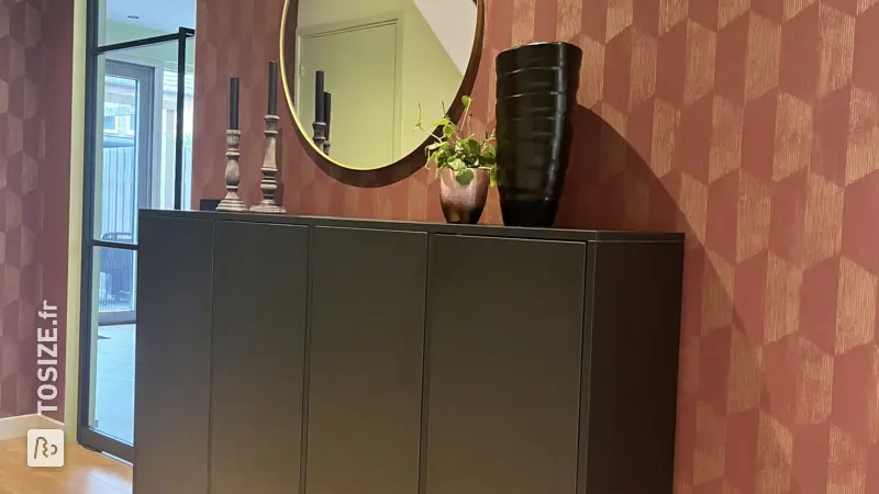 Stylish Shoe Storage Cabinet in the Hallway, by Ilona