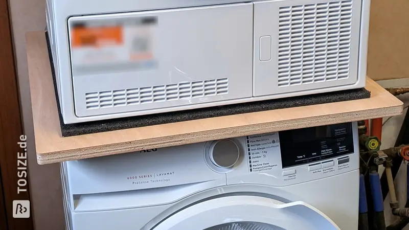 Zwischenplatte für Waschmaschine und Trockner, von Robby