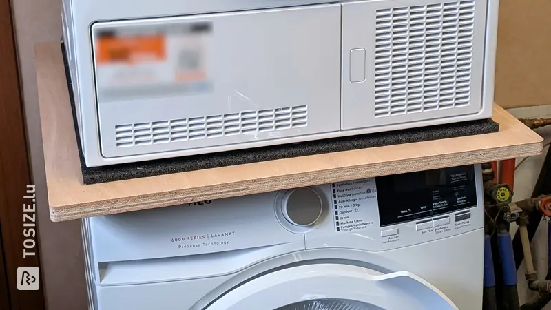 Zwischenplatte für Waschmaschine und Trockner, von Robby