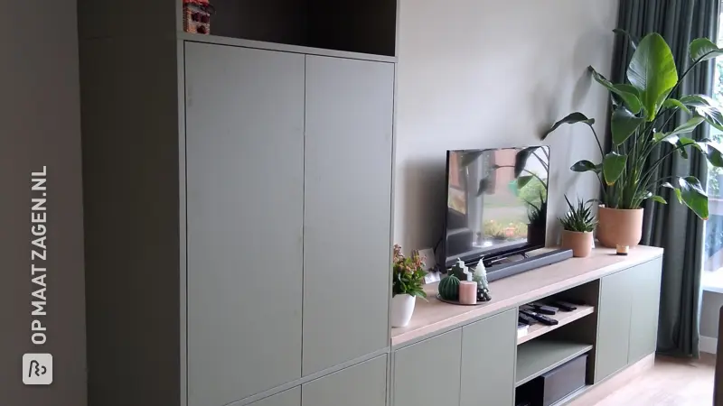 Stylish Olive Green TV Sideboard for the Living Room, by Stefan