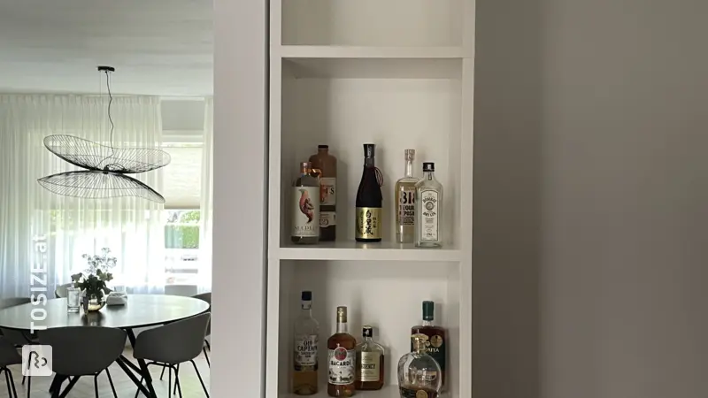 MDF Shelving Unit with Door, by Dragos