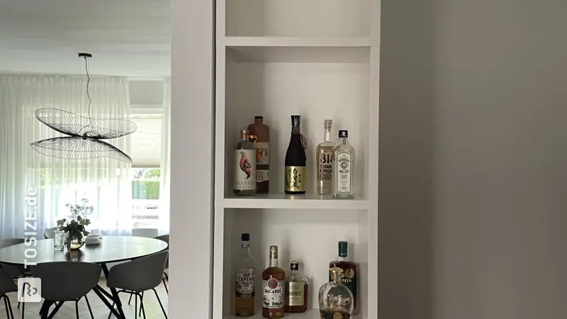 MDF Shelving Unit with Door, by Dragos