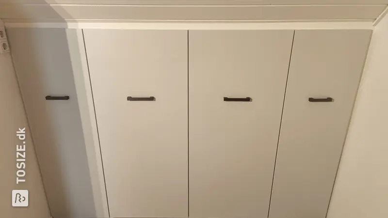 Smart Built-in Wardrobe Under Sloping Roof, by Elisa
