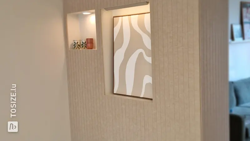 Double-sided Room Divider with Japandi Vibes by Rob