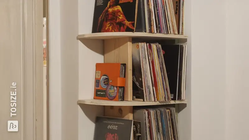Stylish Record Cabinet for Vinyl Storage, by Ward
