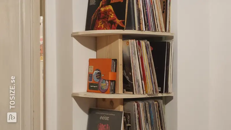 Stylish Record Cabinet for Vinyl Storage, by Ward