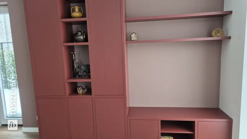 DIY Sideboard with Floating Shelves, by Michiel