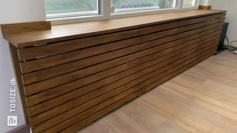 Stylish Oak Windowsill and Radiator Cover, by Edwin