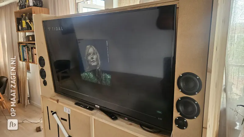 Built-in TV and LCR Speakers, by Kai