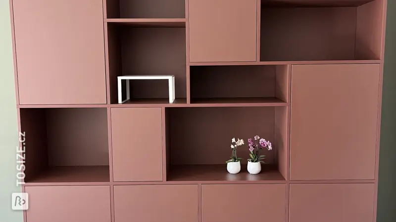 Beautiful Shelving Unit in Roasted Brown, by Mariska
