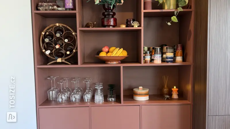 Bordeaux Kitchen Cabinet with Storage Space, by Linet