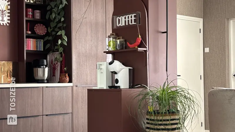 Simple and sleek coffee bar in Terra, by Zhané