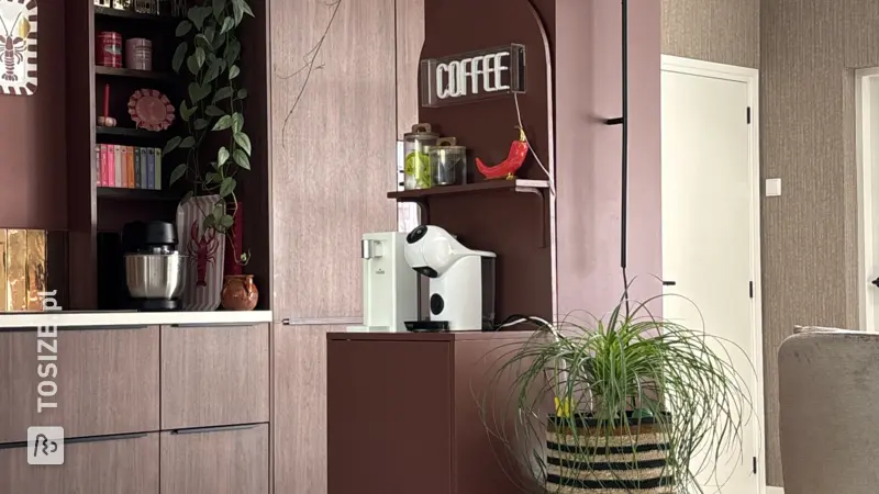 Simple and sleek coffee bar in Terra, by Zhané