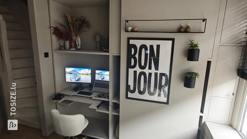 Multifunctional Home Workspace with Piano and TV, by Joyce