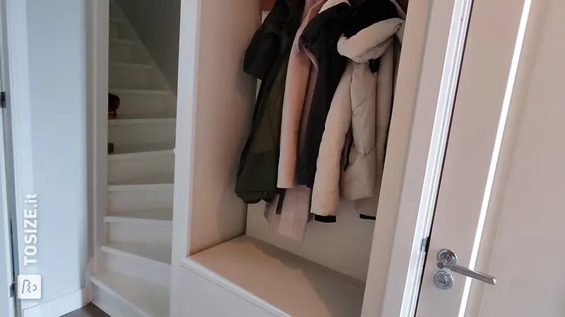 From Idea to Hallway Cupboard with Coat Rack and Shoe Box, by Jeroen