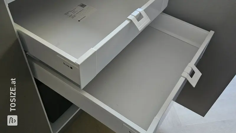 Maßgefertigte Küchenschubladen mit Blum-Technologie von Edwin