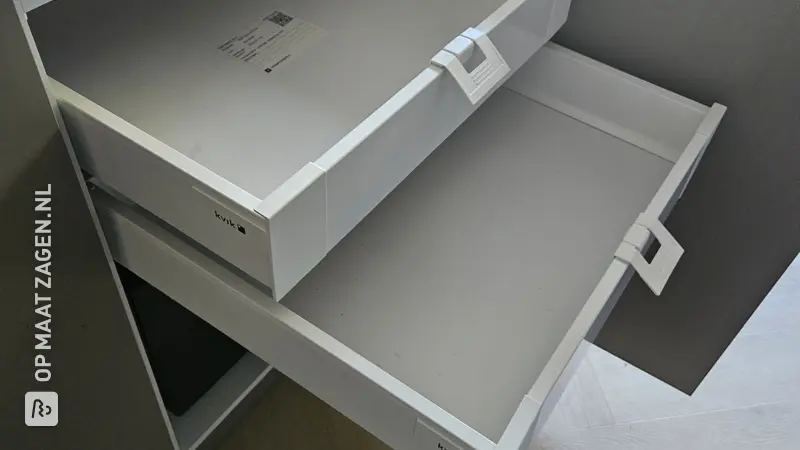 Keukenlades op maat met Blum-technologie, door Edwin