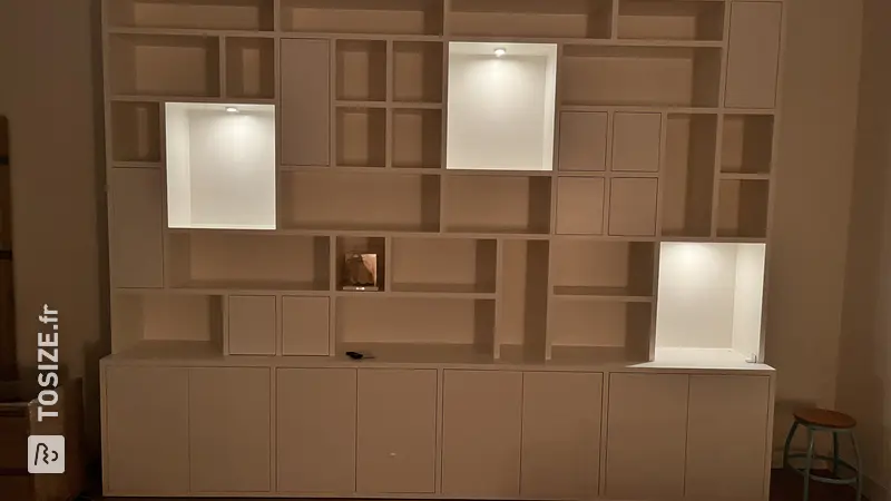 Large Living Room Cabinet in Two Parts, by Maaike