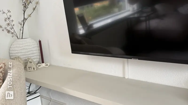 Making a stylish floating TV cabinet, by India