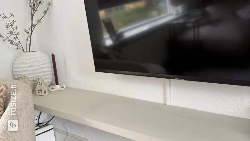 Making a stylish floating TV cabinet, by India