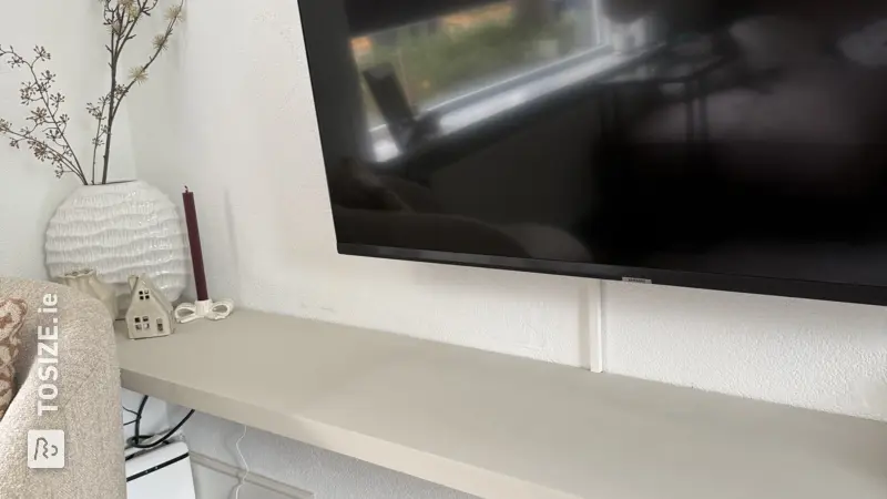 Making a stylish floating TV cabinet, by India
