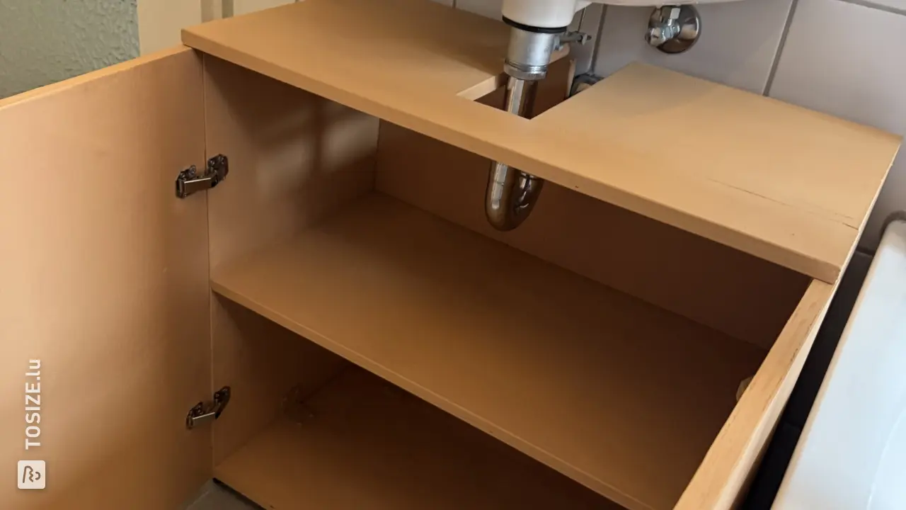 専用1 DIY Wooden Cabinet for Bathroom Sink, by Fabrizio | TOSIZE.lu