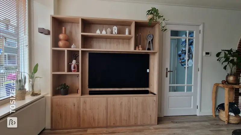 Beautiful TV Shelving Unit with Plenty of Storage Space, by Lilian