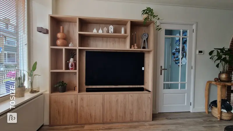 Beautiful TV Shelving Unit with Plenty of Storage Space, by Lilian