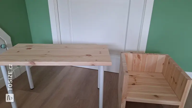 Oval Table and Children's Furniture Set, by Lodewijk