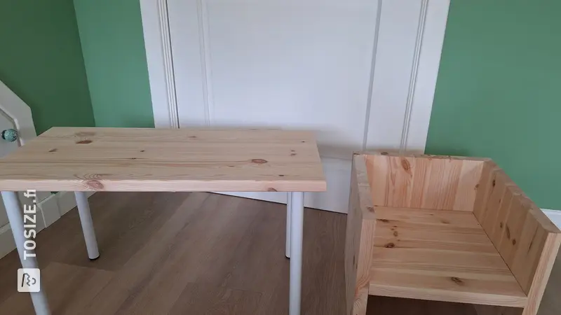 Oval Table and Children's Furniture Set, by Lodewijk