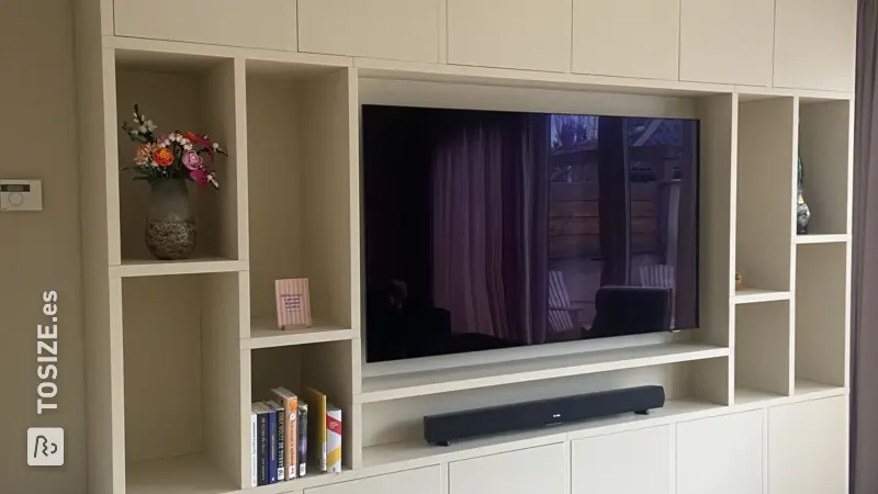 Stylish TV Shelving Unit for the Living Room, by Melvin