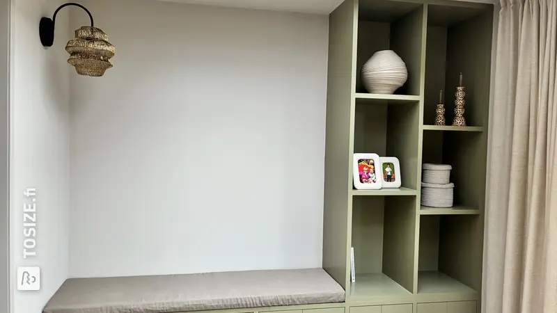 Cozy kitchen-diner with storage space, by Christine