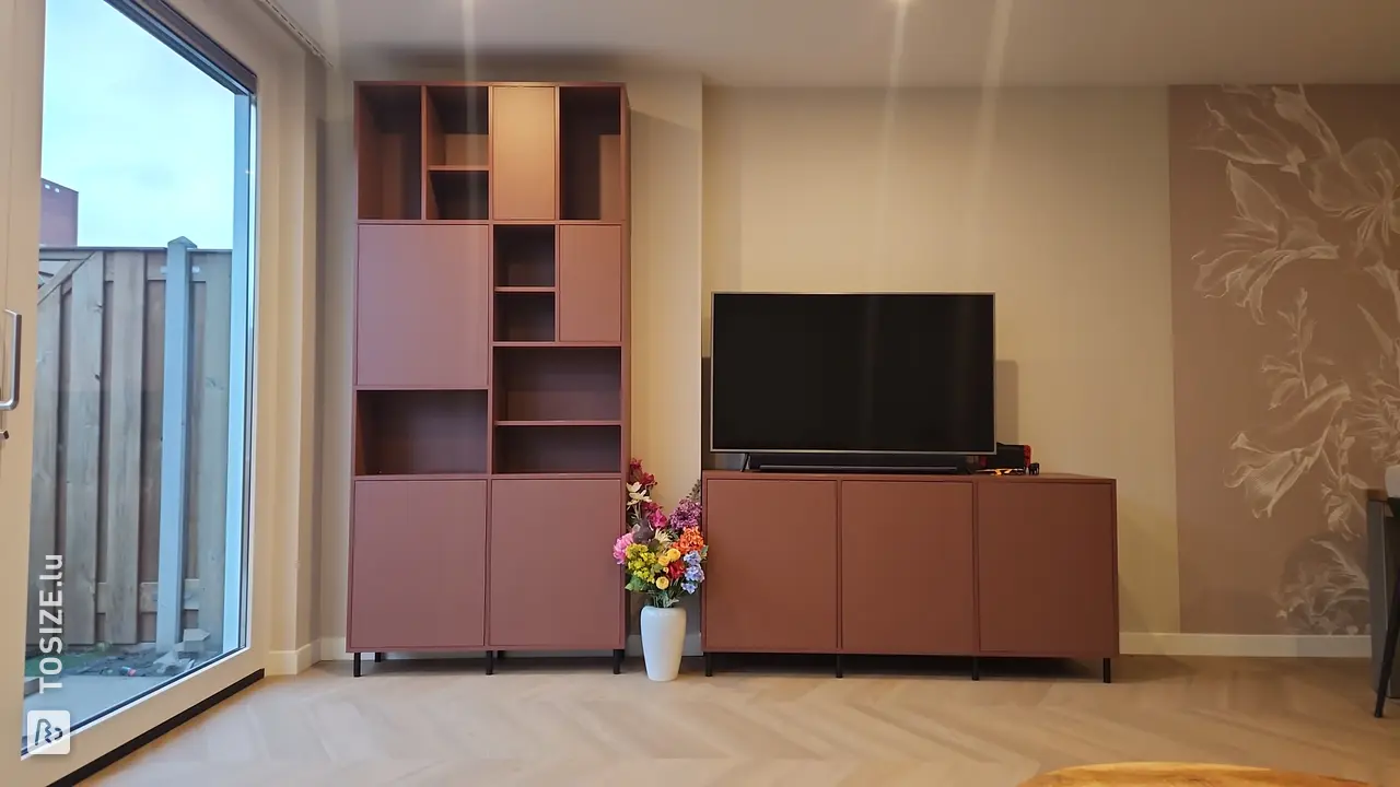 Stilvolles Sideboard- und Bücherregal-Projekt von Karlijn