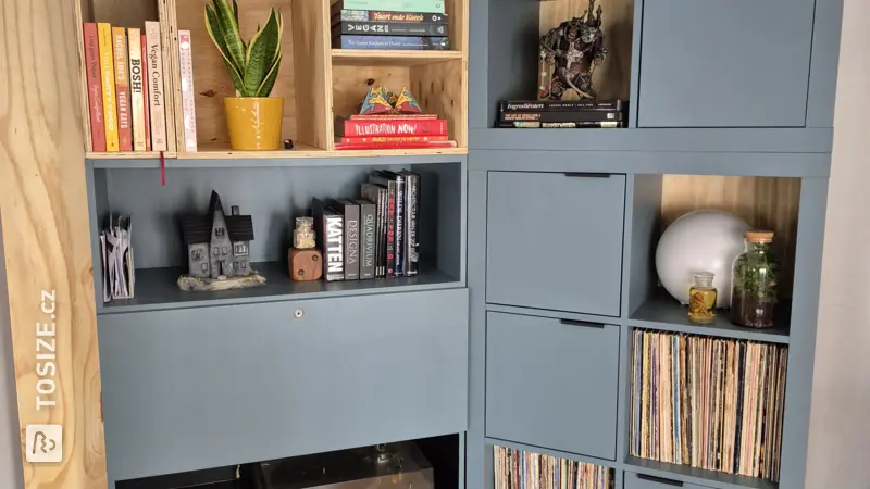 Stylish Painted Cabinet for the Living Room, by Yorima