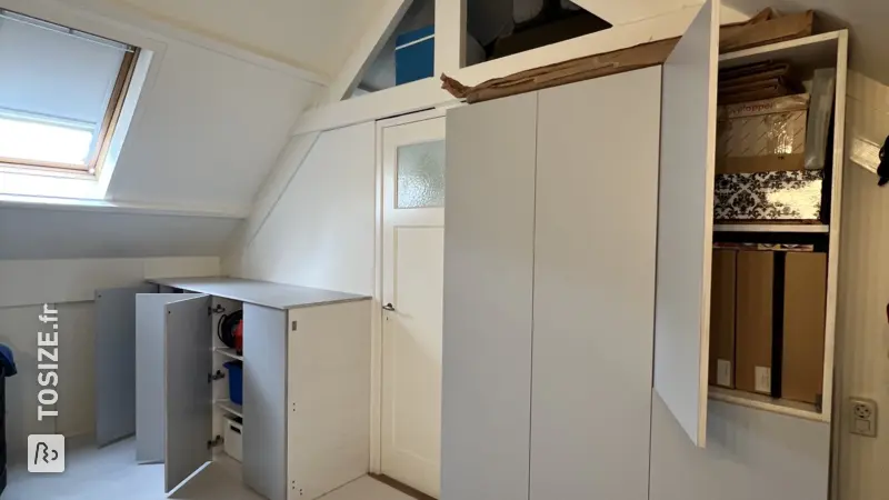 Stylish Attic Cabinets for a Tidy Home, by Ronald