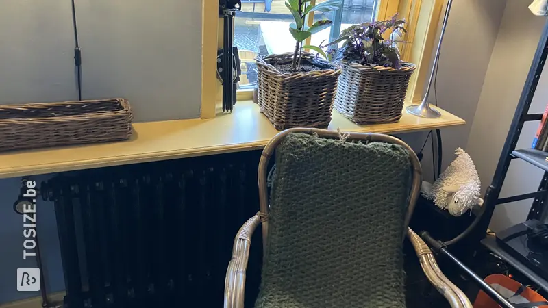 DIY Windowsill Cabinet and Cord Storage, by Herman-Jan