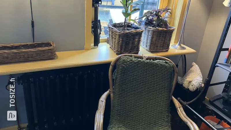 DIY Windowsill Cabinet and Cord Storage, by Herman-Jan
