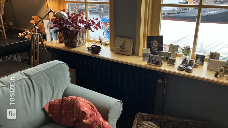 DIY Windowsill Cabinet and Cord Storage, by Herman-Jan