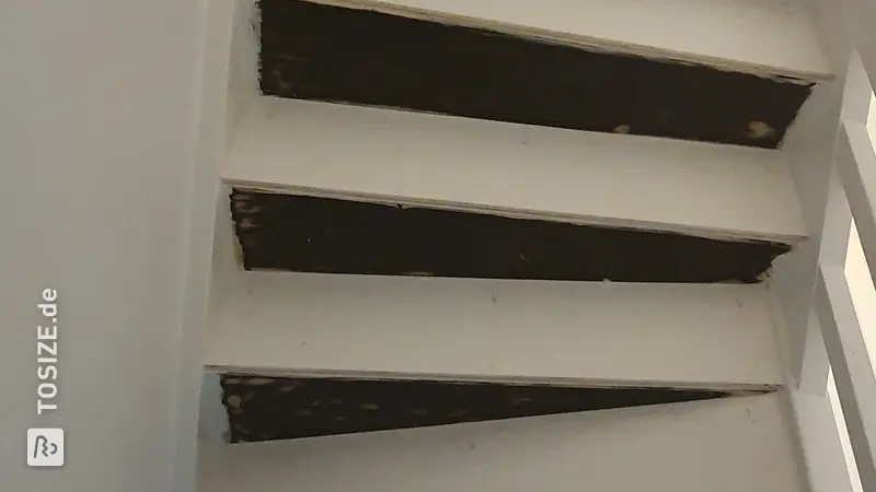 Attic Staircase Closed with White Risers, by Nick