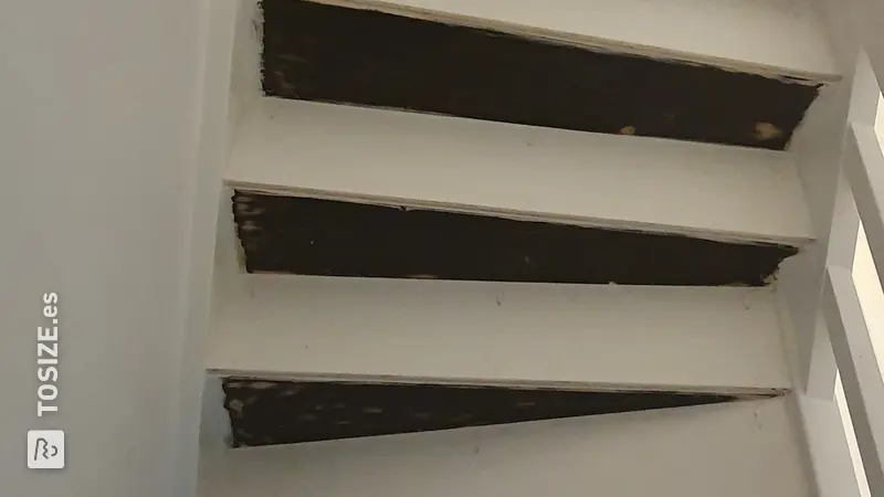 Attic Staircase Closed with White Risers, by Nick