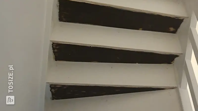 Attic Staircase Closed with White Risers, by Nick