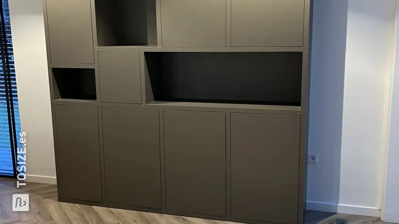 Beautiful custom-made cabinet for the living room, by D-dreams