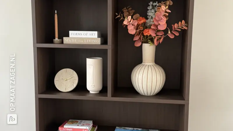 Stylish Dark Brown Shelving Unit for the Living Room, by Susanne
