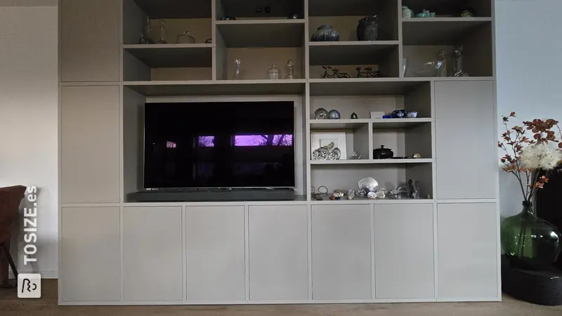 Librería grande y pequeña para el salón, de Frans