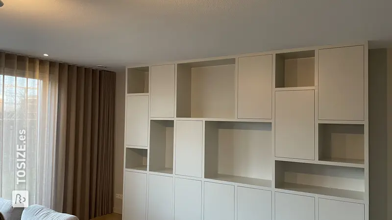 Stylish living room cabinet as a kit, by Jacqueline