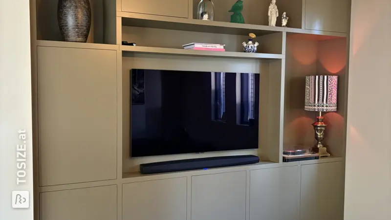 Stylish custom TV furniture: A Cinewal, by Dirk