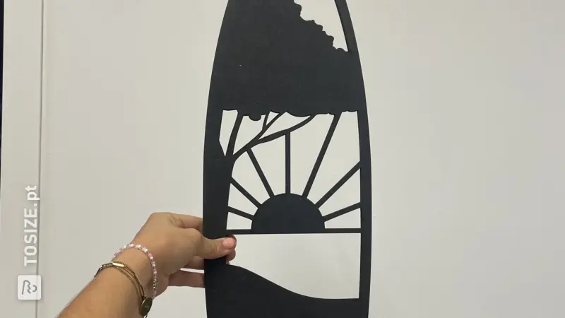 Designer wall cutouts with laser cutting, by Sami