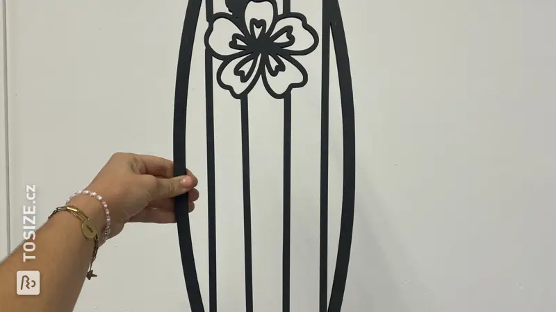 Designer wall cutouts with laser cutting, by Sami