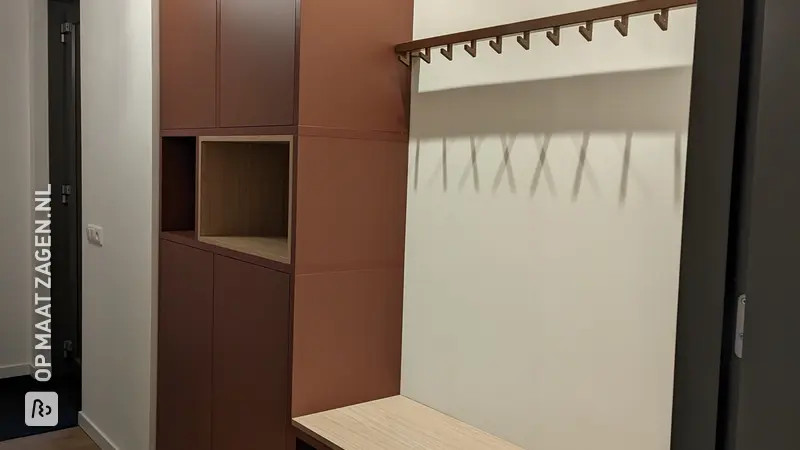 Homemade Hall Cabinet and Shoe Cabinet in Kallax Style, by Peter